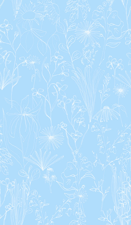 Hortus Myosotis mural by Bien Fait