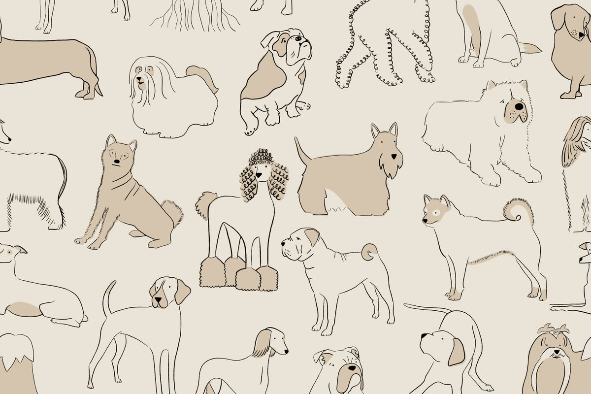 Hound Neutral mural by Hovia