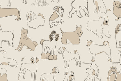 Hound Neutral mural by Hovia