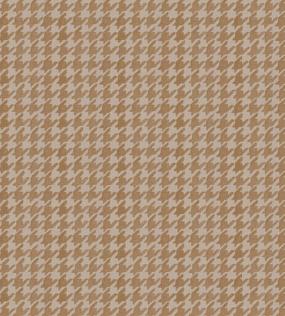 Hounds Tooth Fabric by Arley House Latte