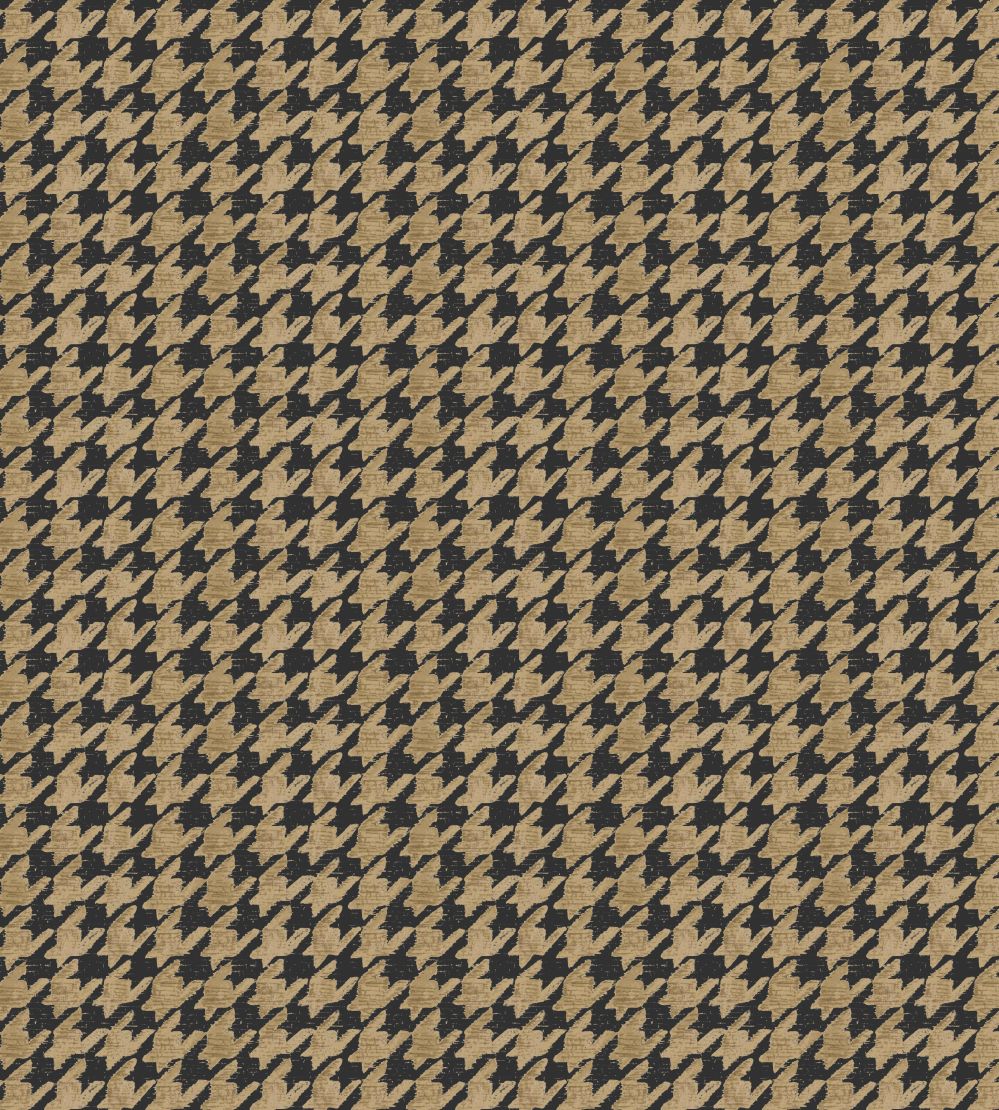 Hounds Tooth Fabric by Arley House Midnight