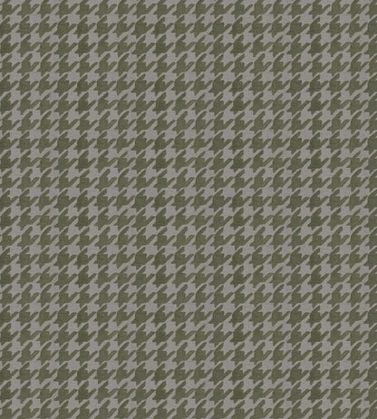 Hounds Tooth Fabric by Arley House Moss