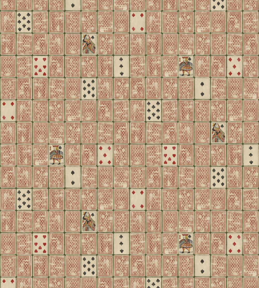 House of Cards Wallpaper by DADO Antique Red