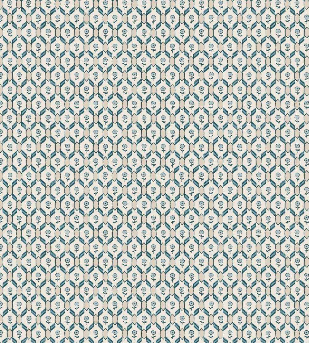 Hugo Wallpaper by Sandberg Misty Blue