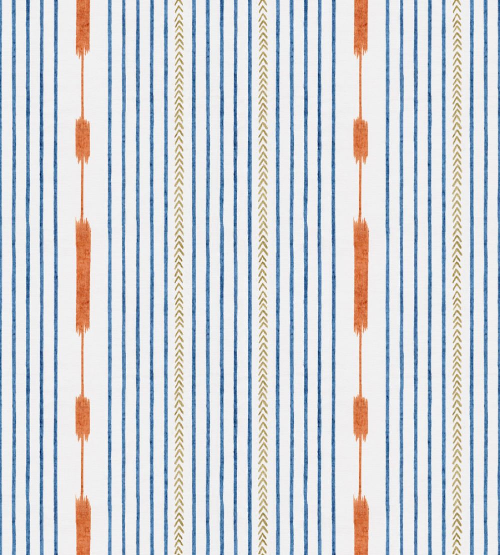 Huipil Wallpaper by Coordonne Blue