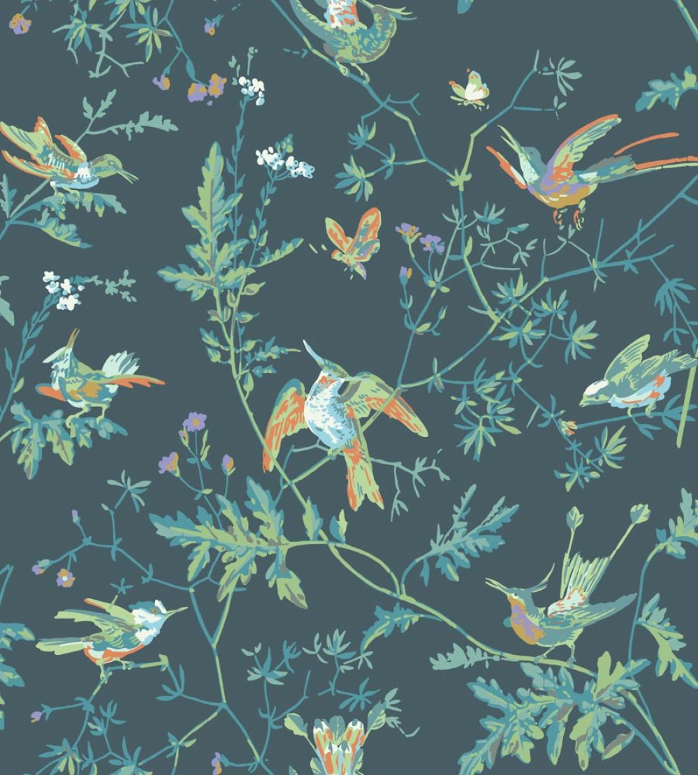Hummingbirds Wallpaper by Cole & Son Viridian