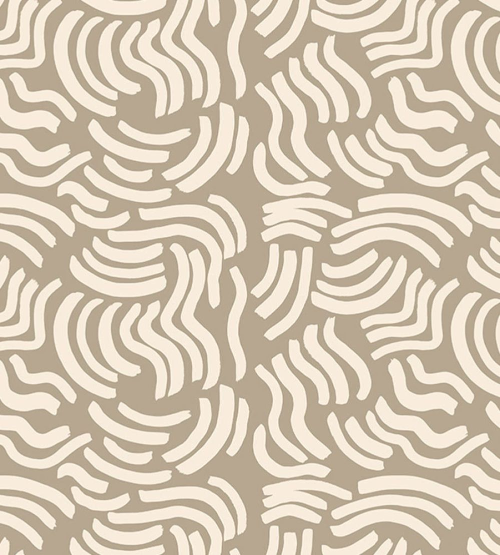 Hyraily Wallpaper by Marimekko Brown