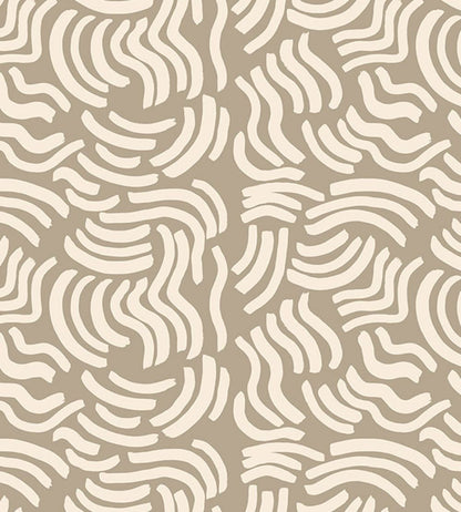 Hyraily Wallpaper by Marimekko Brown