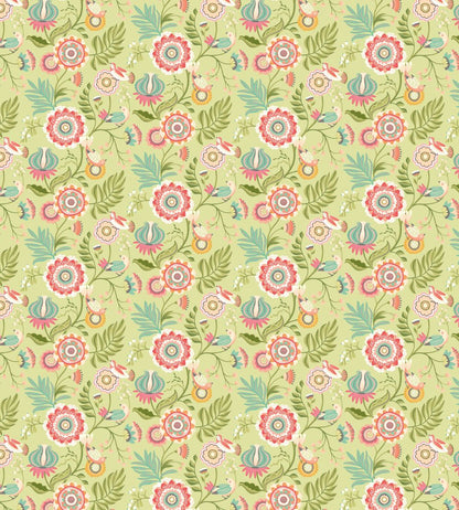 Ichika Trail Wallpaper by Ohpopsi Coral & Apple