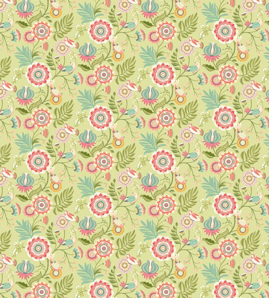 Ichika Trail Wallpaper by Ohpopsi Coral & Apple