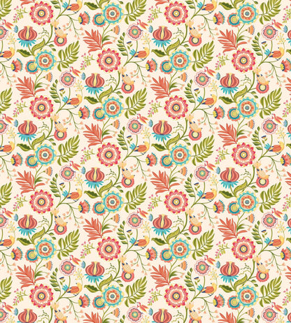Ichika Trail Wallpaper by Ohpopsi Coral & Linen
