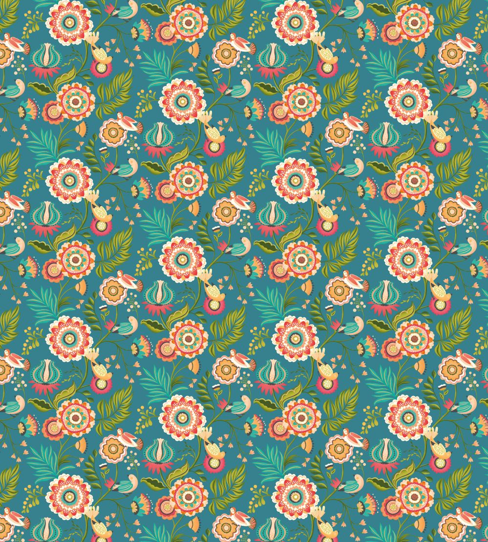 Ichika Trail Wallpaper by Ohpopsi Peacock