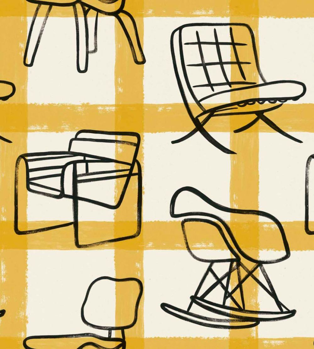 Iconicos Wallpaper by Coordonne Golden