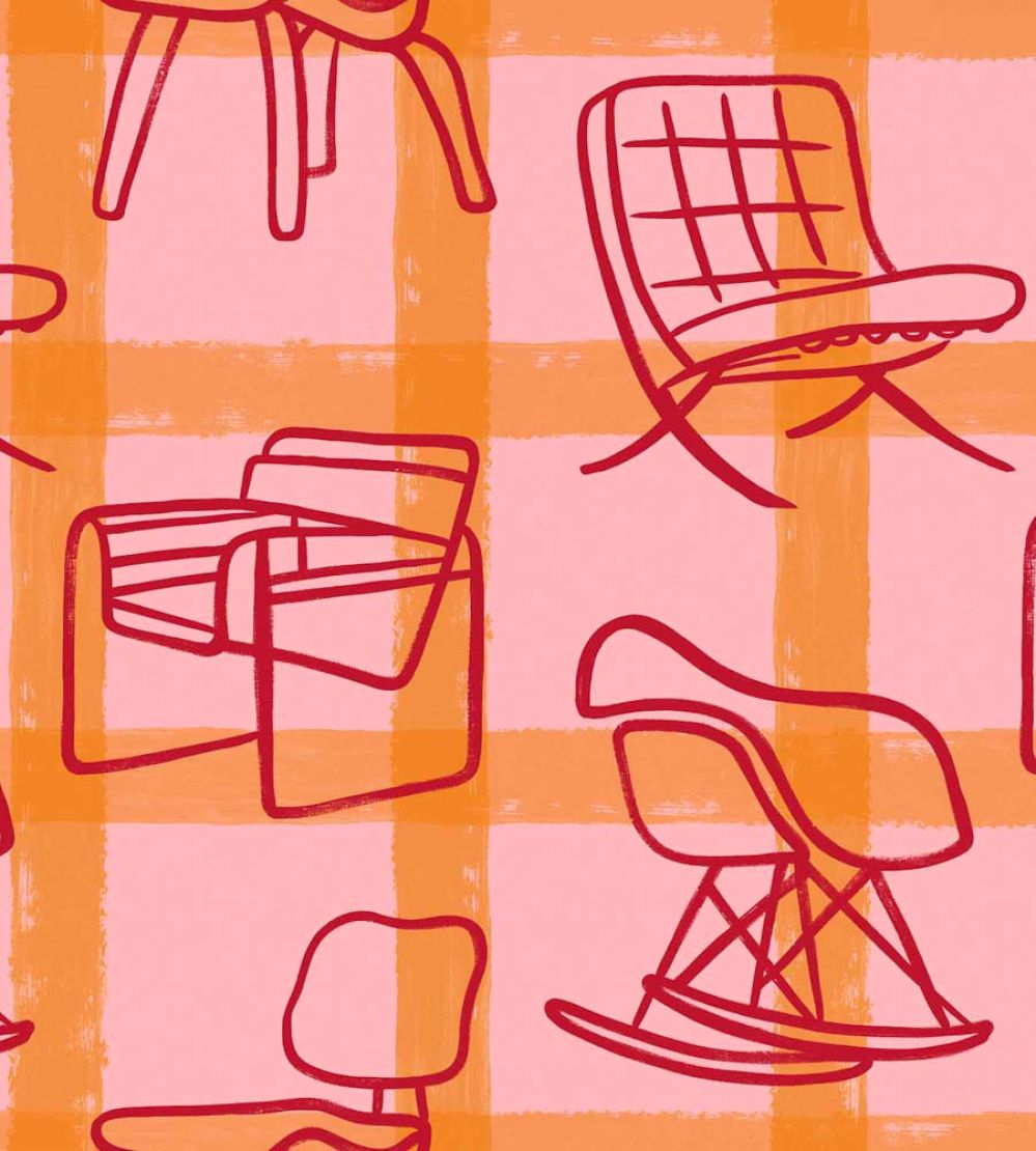Iconicos Wallpaper by Coordonne Pink
