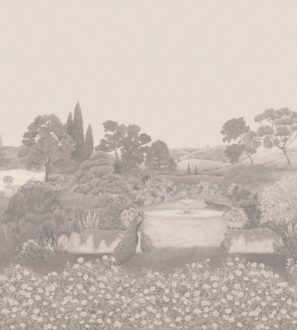 Idyll Mural by Cole & Son Platinum Matte