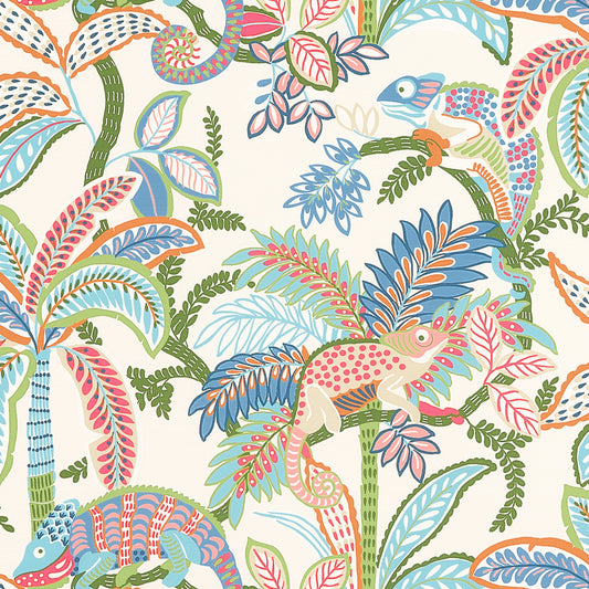 Iggy Print Fabric by Thibaut in Island (F81672)
