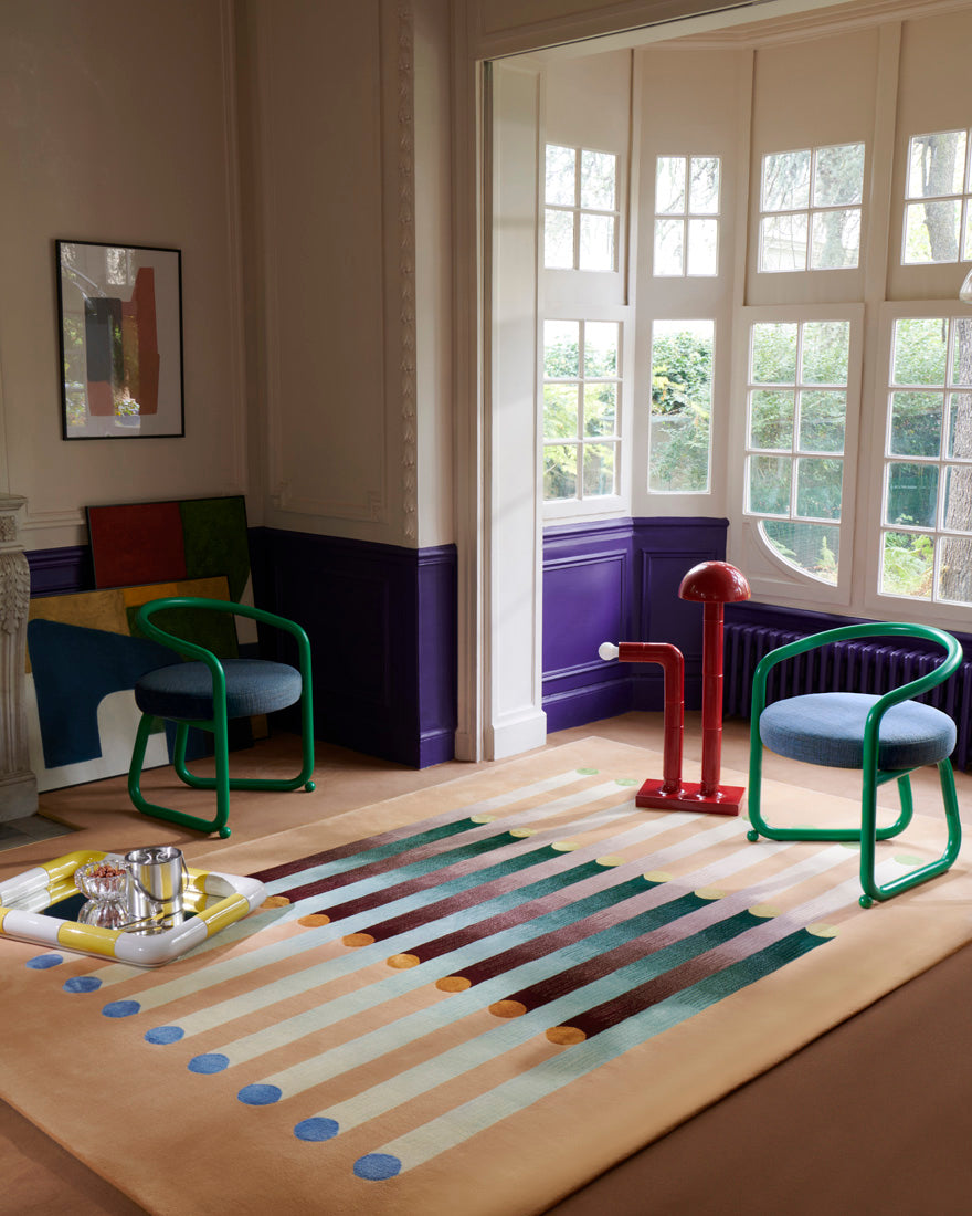 Iggy Rug by Pierre Frey shown in a room setting (view 1)