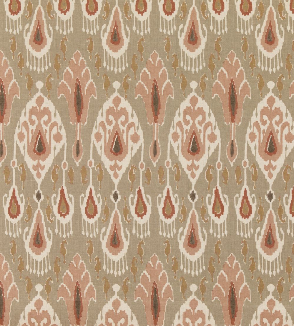 Ikat Bokhara Fabric by GP & J Baker Neutral