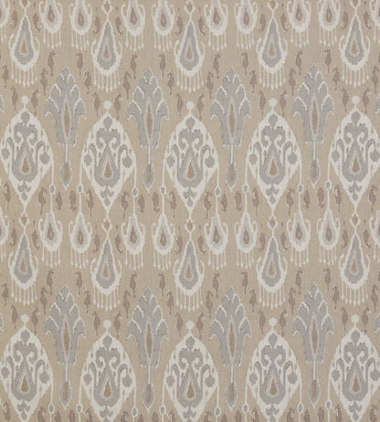 Ikat Bokhara Linen Fabric by GP & J Baker Parchment