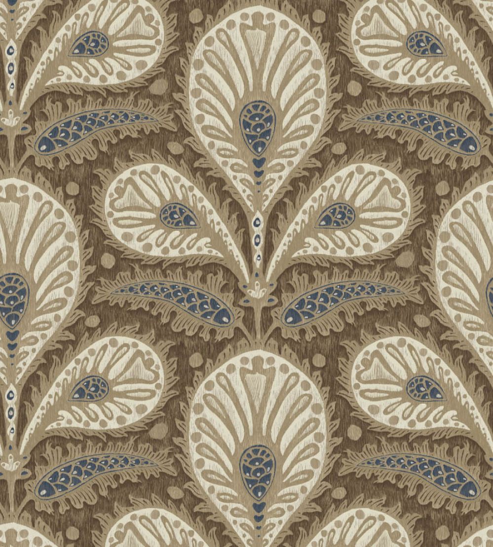Ikat Clover Wallpaper by Josephine Munsey Brown