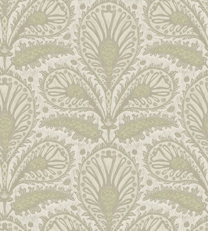 Ikat Clover Wallpaper by Josephine Munsey Sage