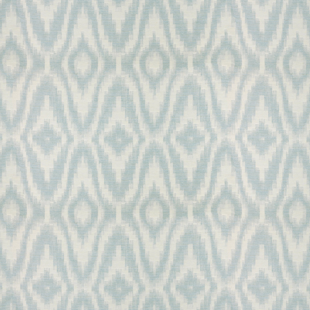 Ikat Diamond Aqua fabric by Penny Morrison