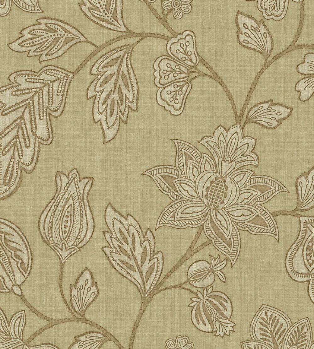 Ikat Flower Trail Wallpaper by Eijffinger Hazel
