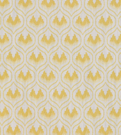 Ikat Heart Fabric by Barneby Gates Mustard