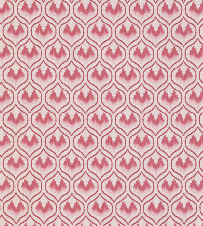 Ikat Heart Fabric by Barneby Gates Oxblood