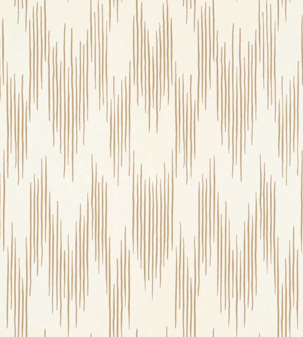 Ikat Wallpaper by Langelid Von Bromssen Cinnamon