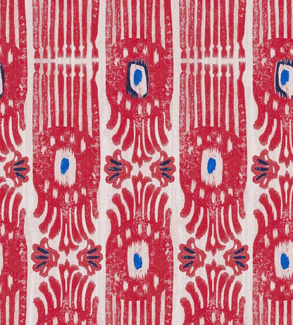 Ikat Wallpaper by MINDTHEGAP Raspberry Ripple