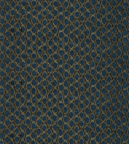 Ikat Spot Fabric by Zoffany Ink