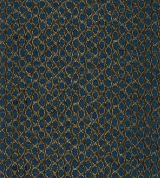 Ikat Spot Fabric by Zoffany Ink