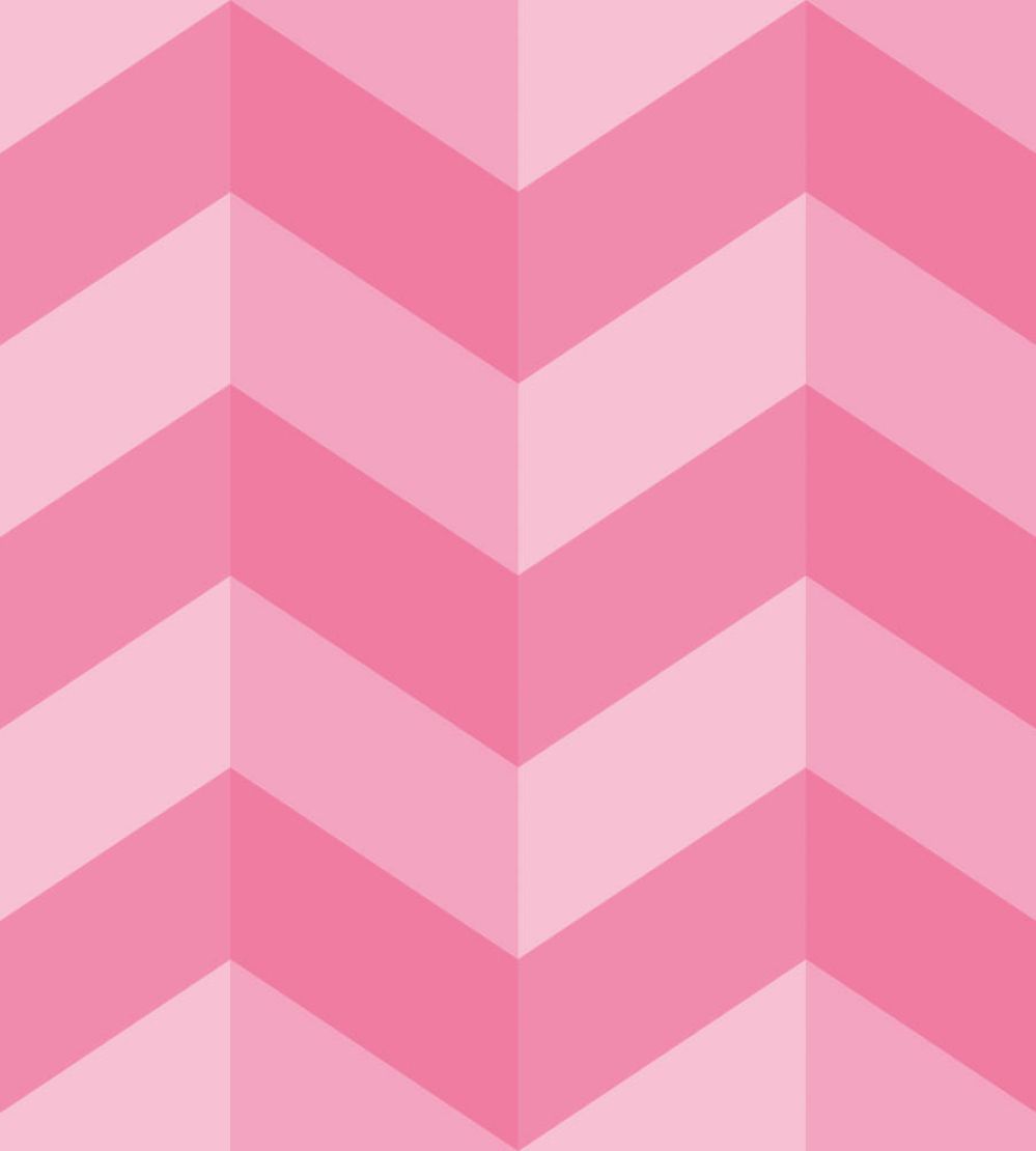 Illusion Chevron Wallpaper by Ohpopsi Hot Fushcia