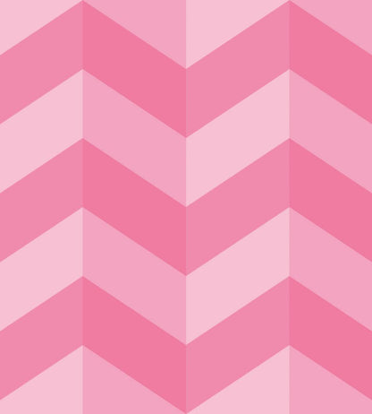 Illusion Chevron Wallpaper by Ohpopsi Hot Fushcia