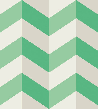 Illusion Chevron Wallpaper by Ohpopsi Jade Twist