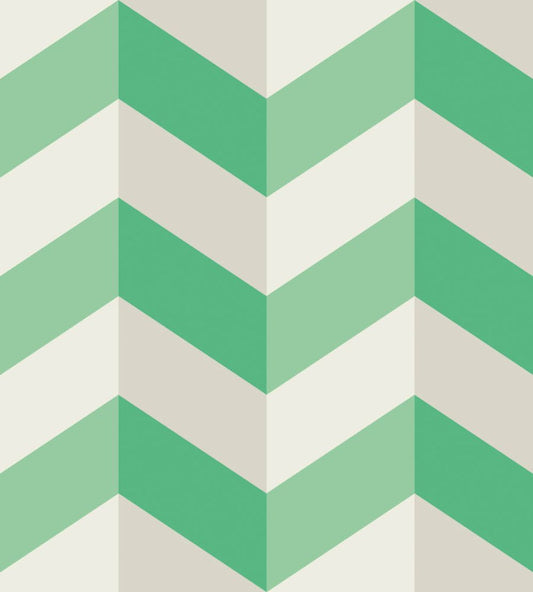 Illusion Chevron Wallpaper by Ohpopsi Jade Twist