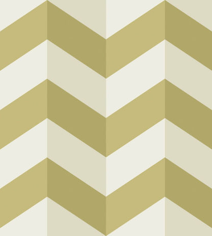 Illusion Chevron Wallpaper by Ohpopsi Olive Twist