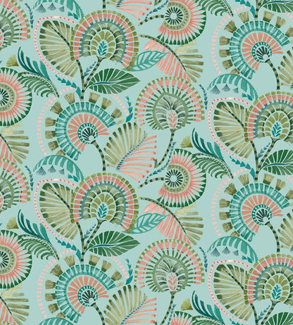 Imara Fabric by Arley House Aqua