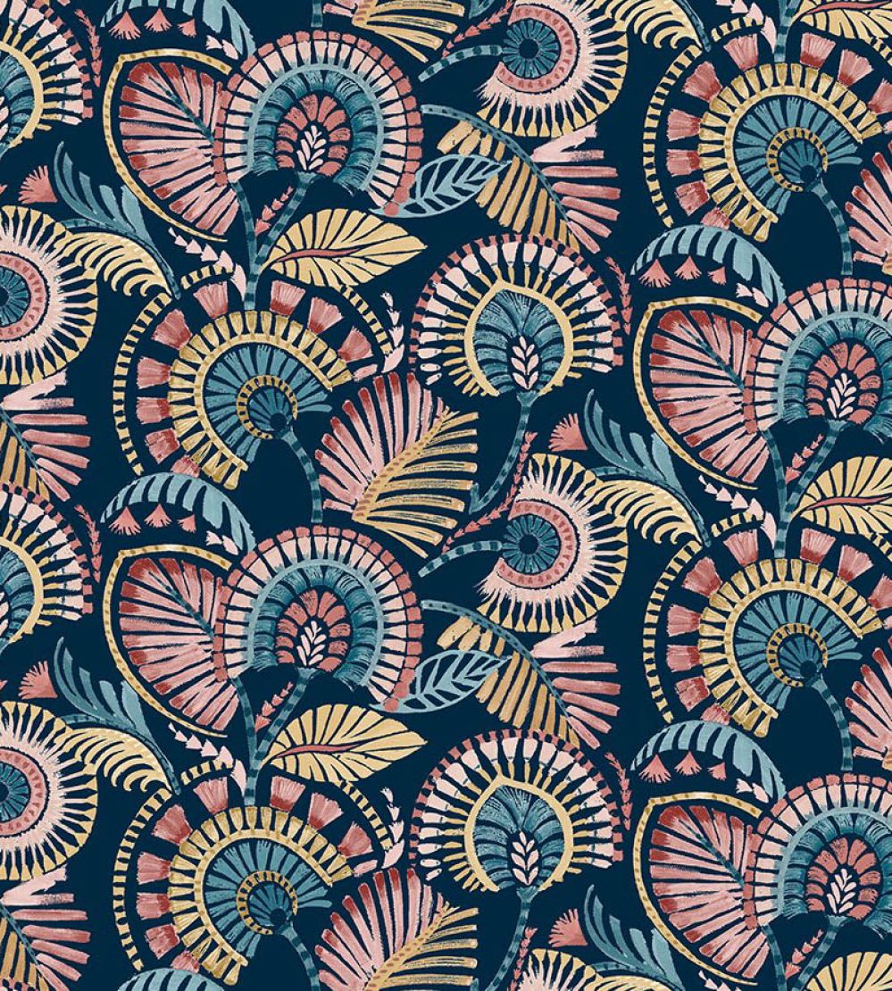 Imara Fabric by Arley House Midnight