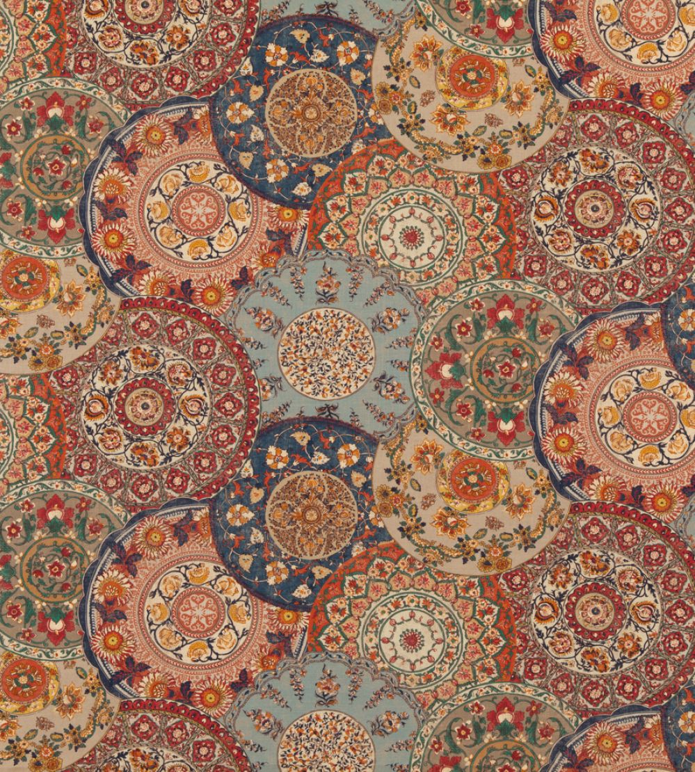 Imari Fabric by GP & J Baker Red/Indigo