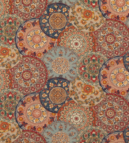Imari Fabric by GP & J Baker Red/Indigo