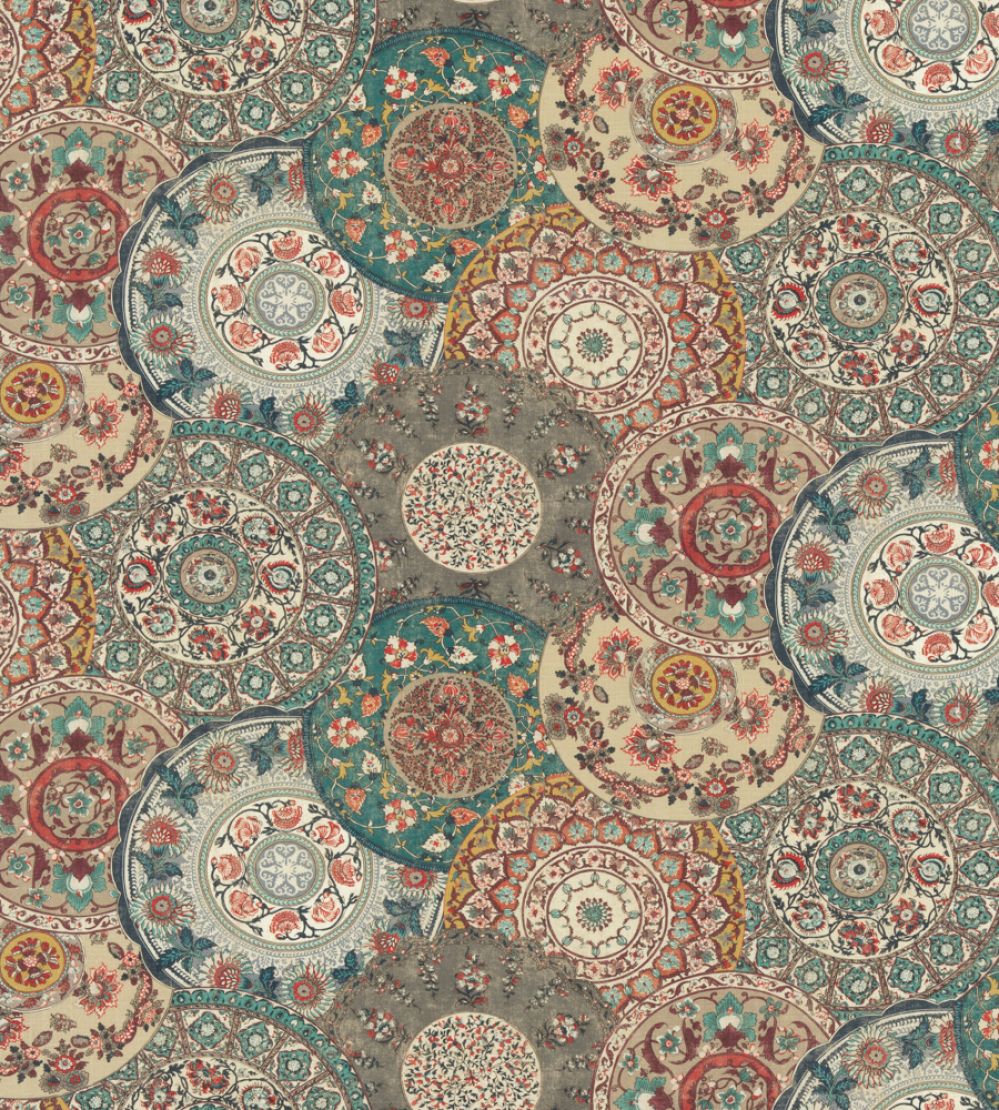 Imari Fabric by GP & J Baker Teal