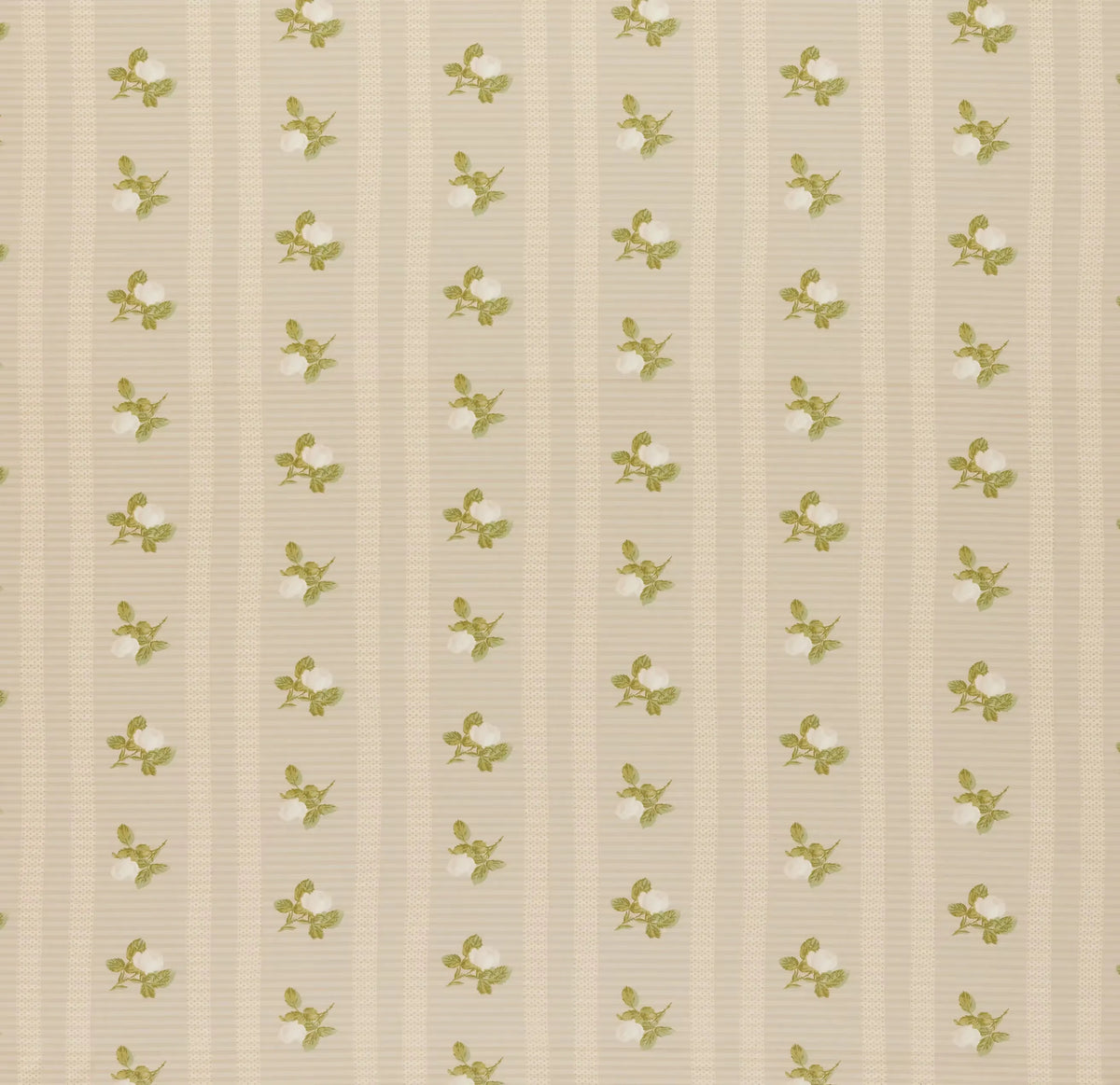 Amelie Fabric by Fleurons d'Hélène in Lettuce