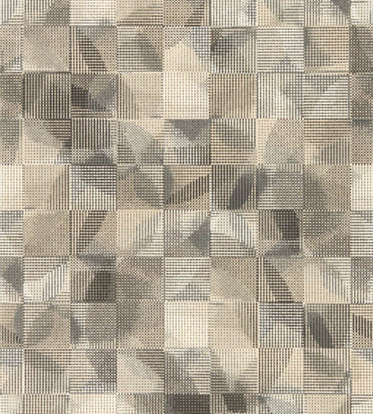 Impatto Wallpaper by Clarke & Clarke Charcoal/Linen