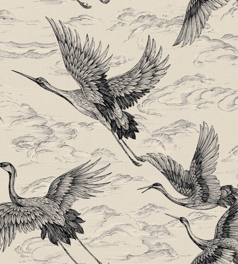 Imperial Ibis Wallpaper by Coordonne Nacre