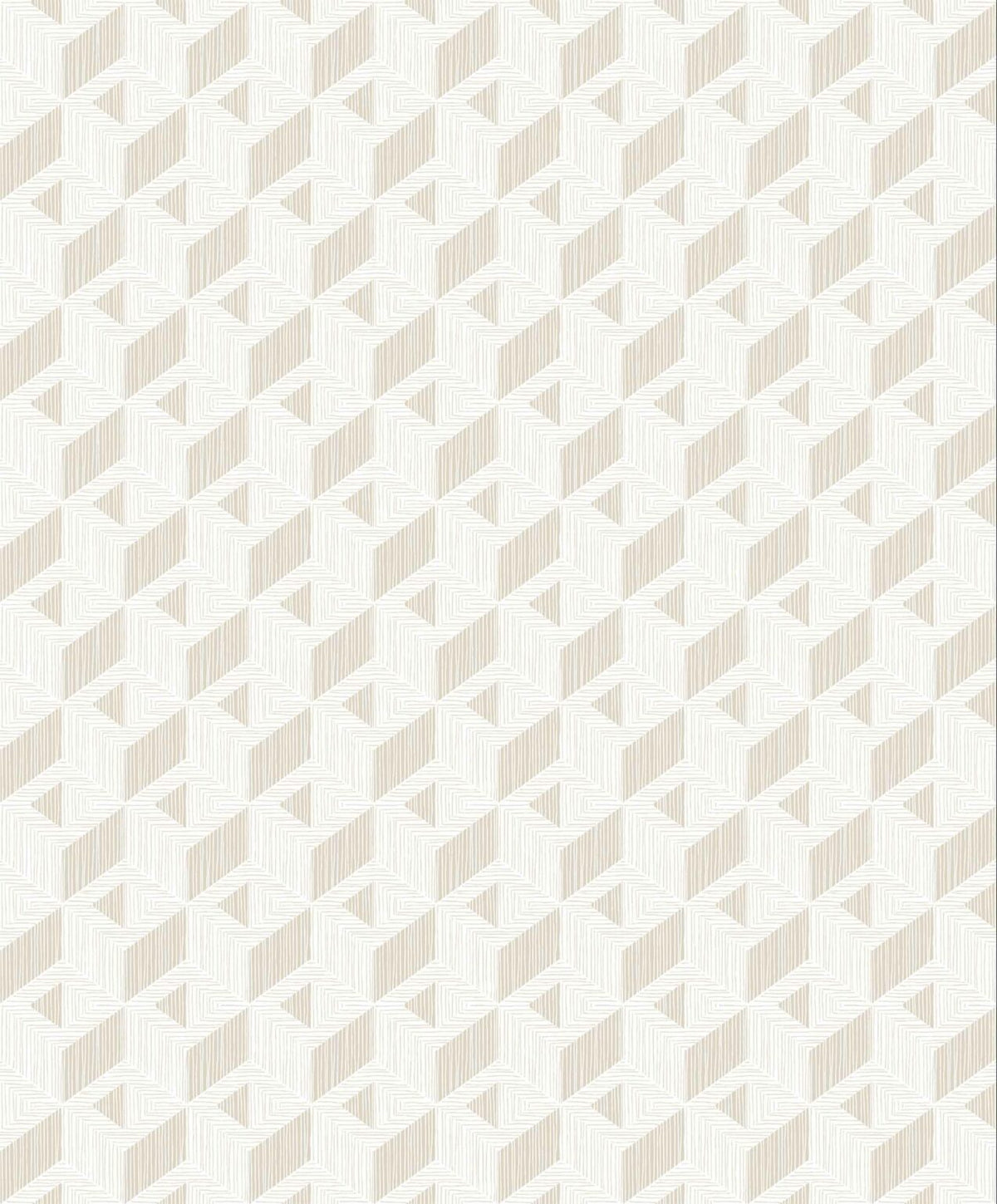 Inca wallpaper by Coordonné in Beige, flat pattern view