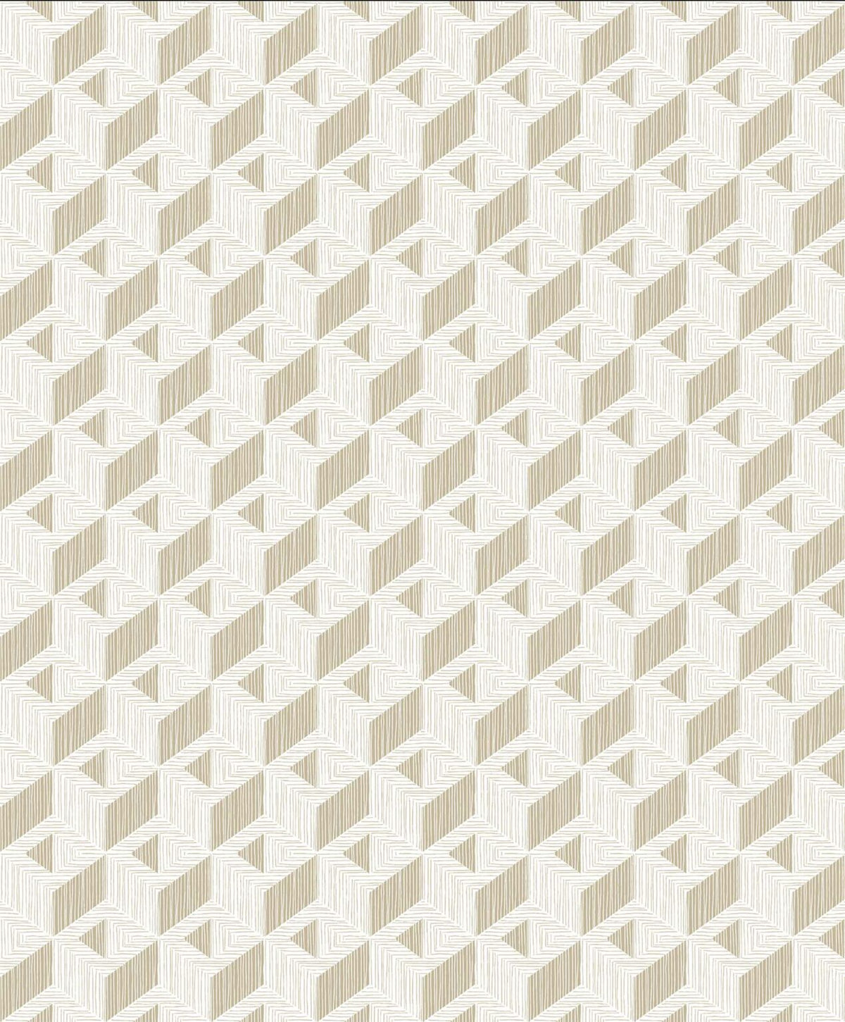 Inca wallpaper by Coordonné in Stone, flat pattern view