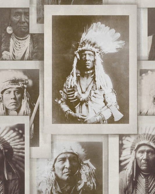 Indian Chiefs Sepia wallpaper by MINDTHEGAP