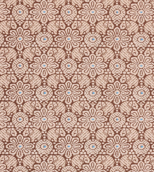Indian Elephant Wallpaper by Barneby Gates Chocolate Blush